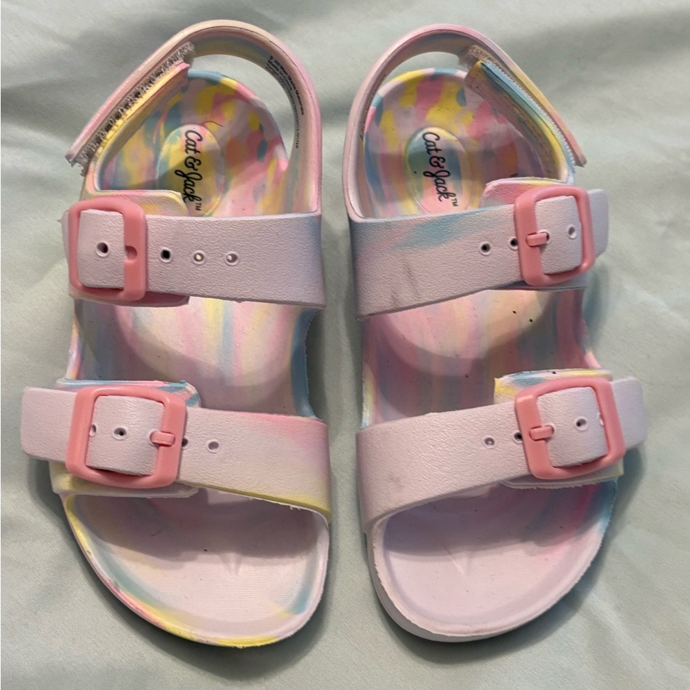 Cat & Jack girl’s sandals- size 9- like new!